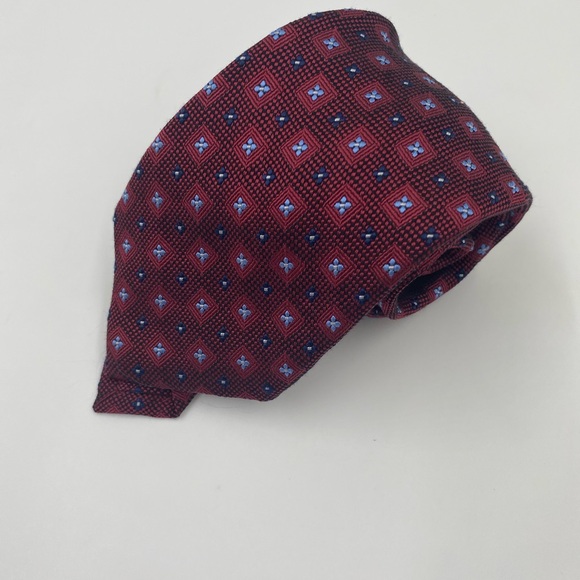 David Donahue Elegant Red and Blue Ties - Picture 1 of 6